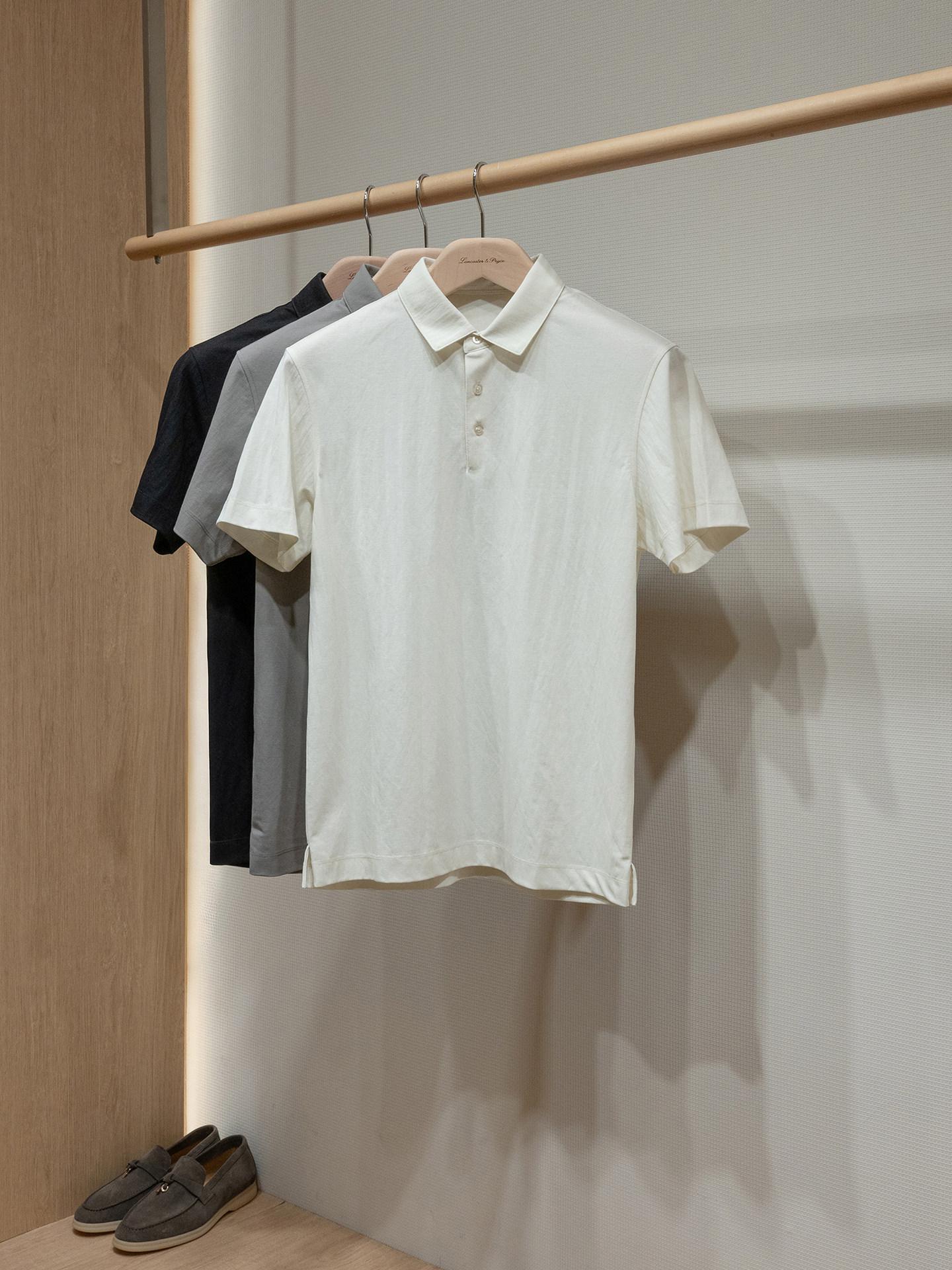 Men'S Polo Formal Wear - Keten pamuklu cilt dostu nefes alan
