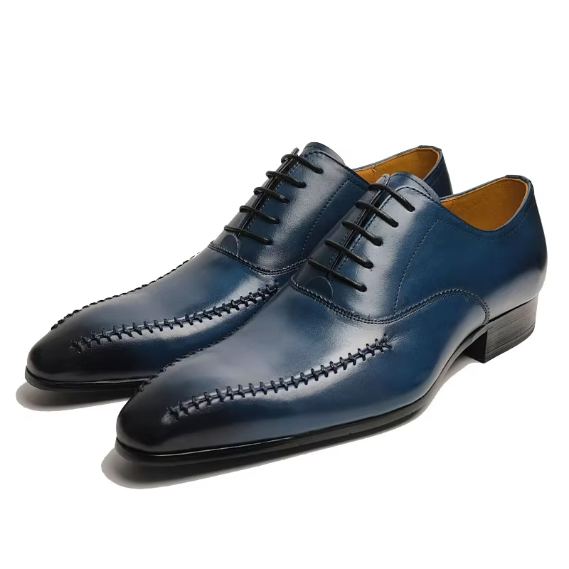 Men Formal Wear Dress - Üst düzey lüks erkek hakiki deri