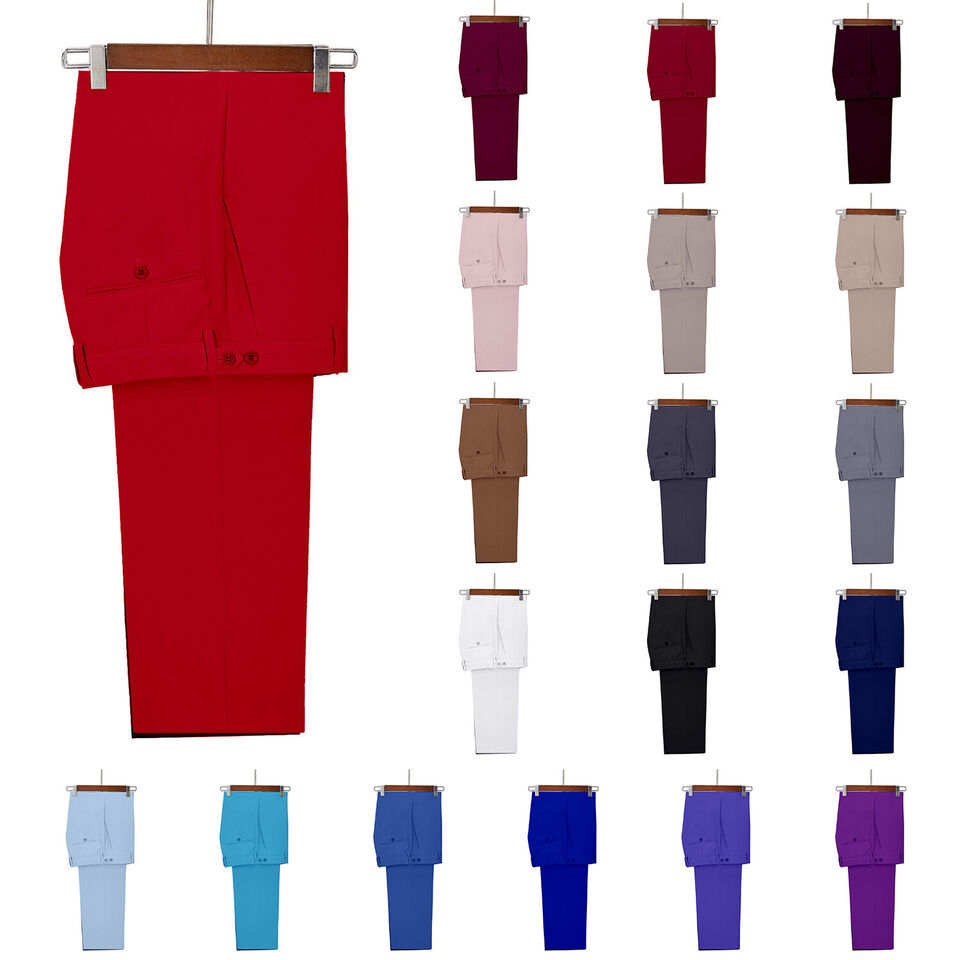 Men'S Formal Wear Big And Tall - İş Erkek Pantolonları Resmi Damat Kıyafeti