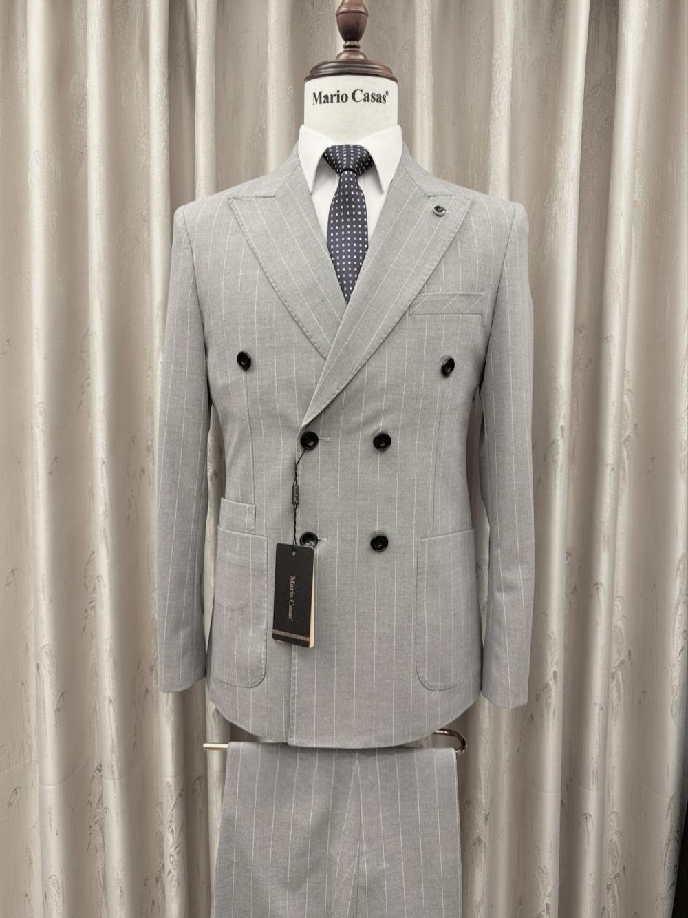2026 Yeni Çizgili Takım Elbise - Elegant Formal Men'S Wear incelemesi ve fiyatı