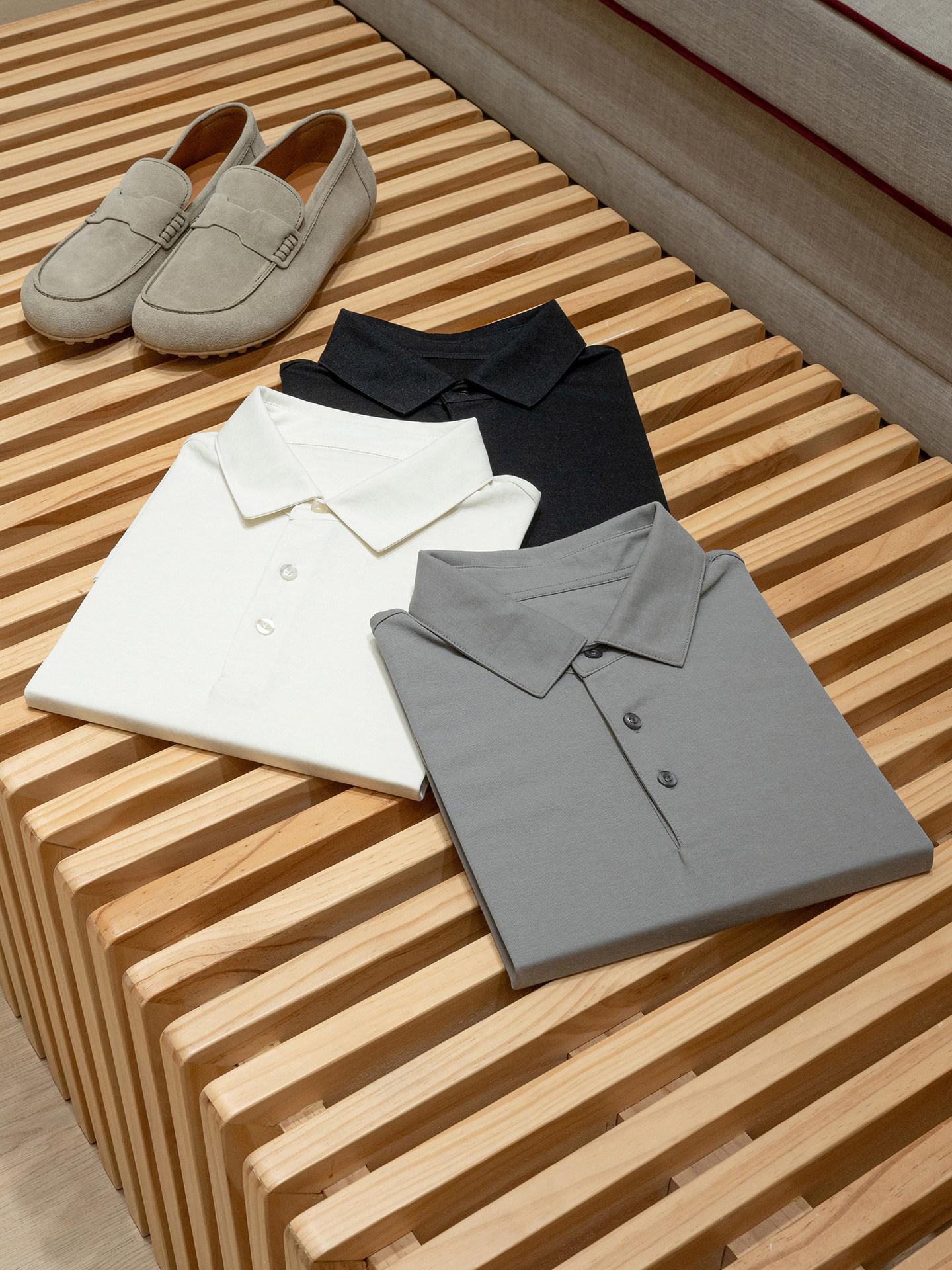 Keten pamuklu cilt dostu nefes - Men'S Polo Formal Wear incelemesi ve fiyatı