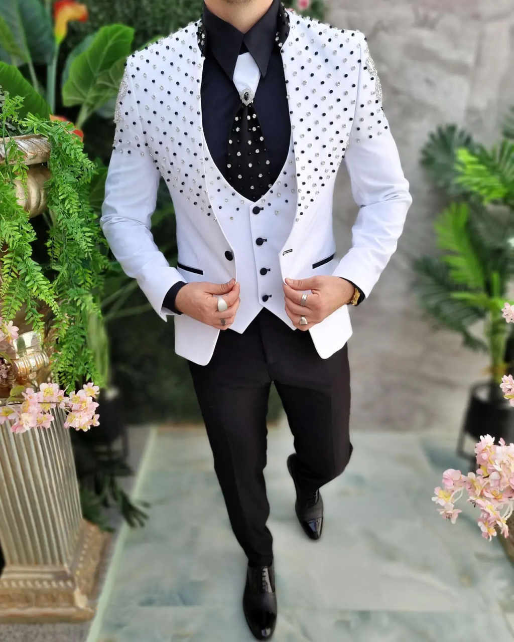 Şık Elmas Detaylı Erkek Takım  - Elegant Formal Men'S Wear incelemesi ve fiyatı