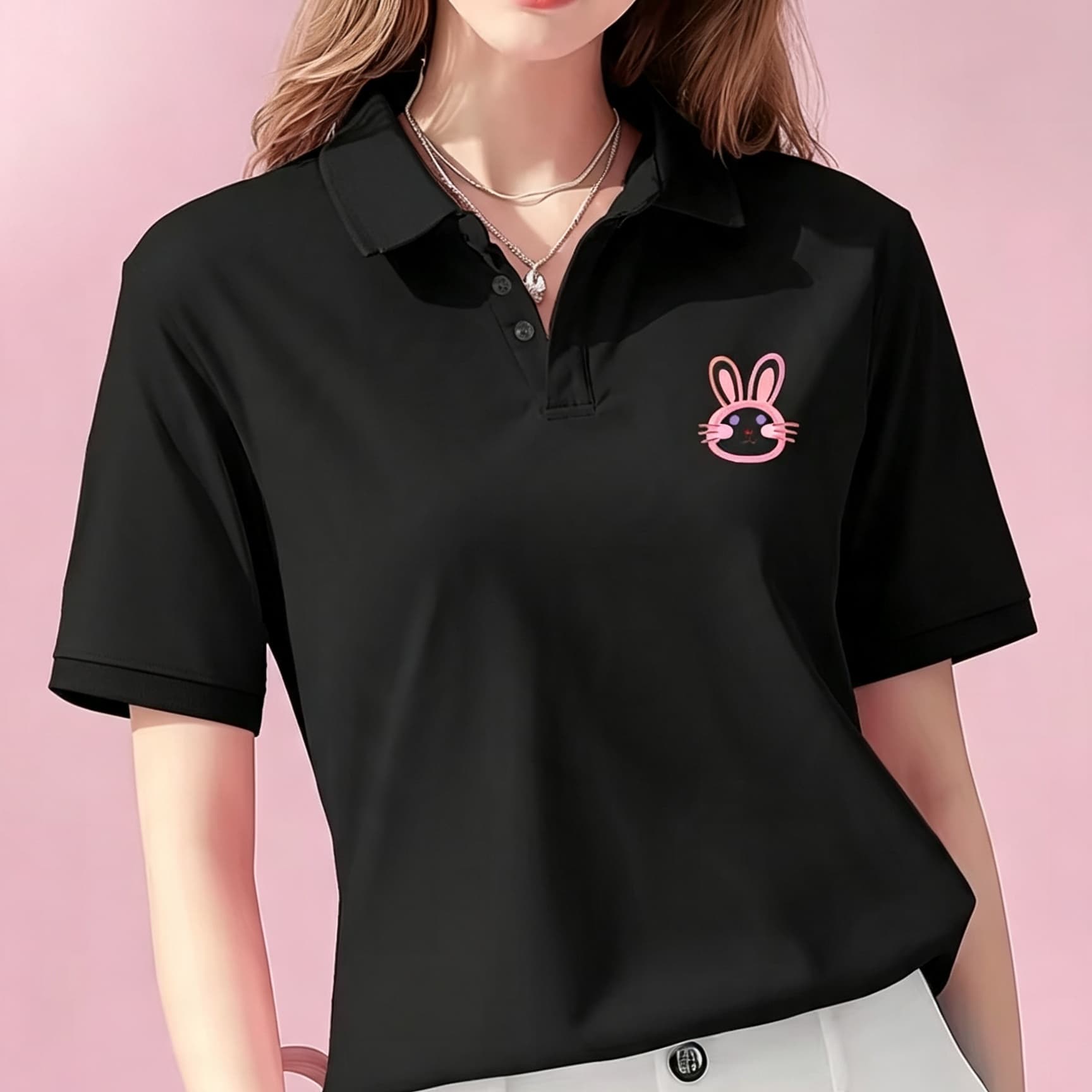 Unisex Siyah Yaka Detaylı Polo - Men'S Polo Formal Wear incelemesi ve fiyatı